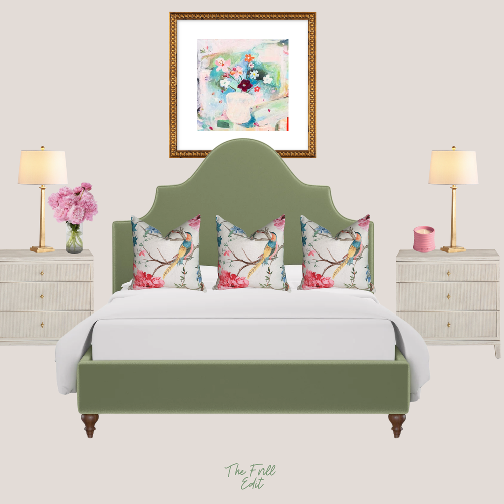 Garden Blossom Perch Pillow Cover